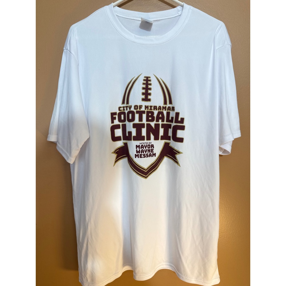 Port & Company Miramar Football Clinic Standin On Business Performance T-Shirt L